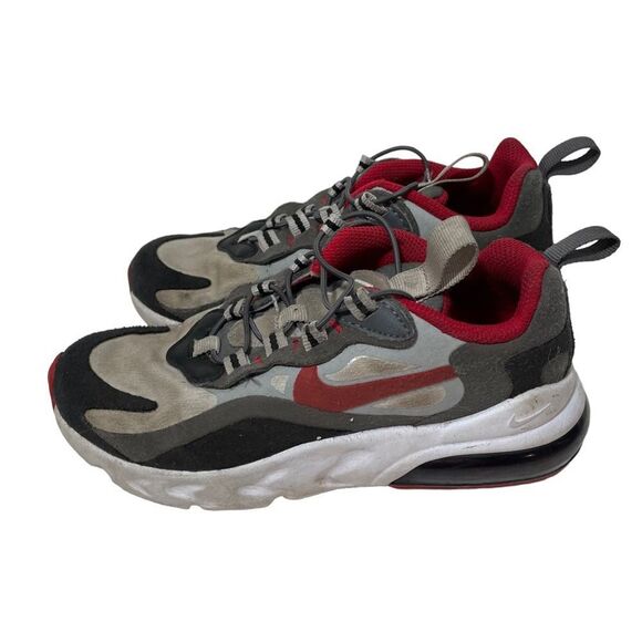 Nike Grey & Red Athletic Shoes - Picture 1 of 8